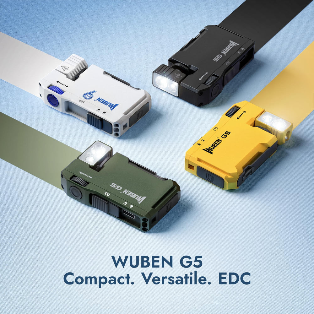 WUBEN G5 detalle del cuerpo de aluminio que aporta durabilidad