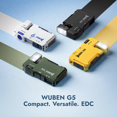 WUBEN G5 detalle del cuerpo de aluminio que aporta durabilidad