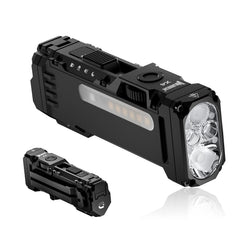 WUBEN X4 front angle showing main beam for powerful illumination