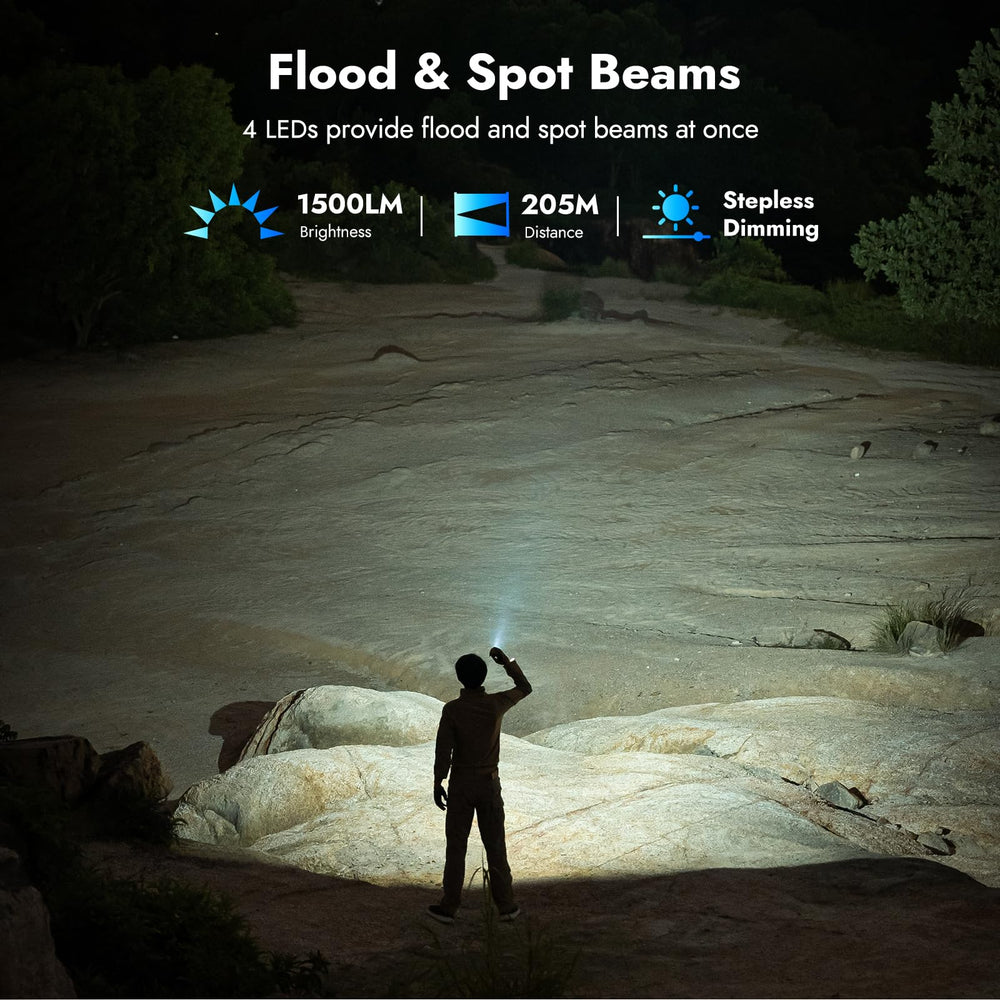 WUBEN X4 side light close-up highlighting RGB and warm light versatility