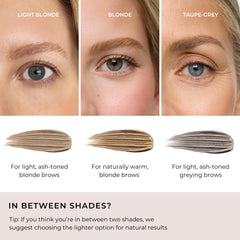 WUNDERBROW textura del gel con fibras parecido a pelo para volumen natural