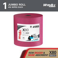 Wypall PowerClean X80 close-up of textured surface for improved scrubbing