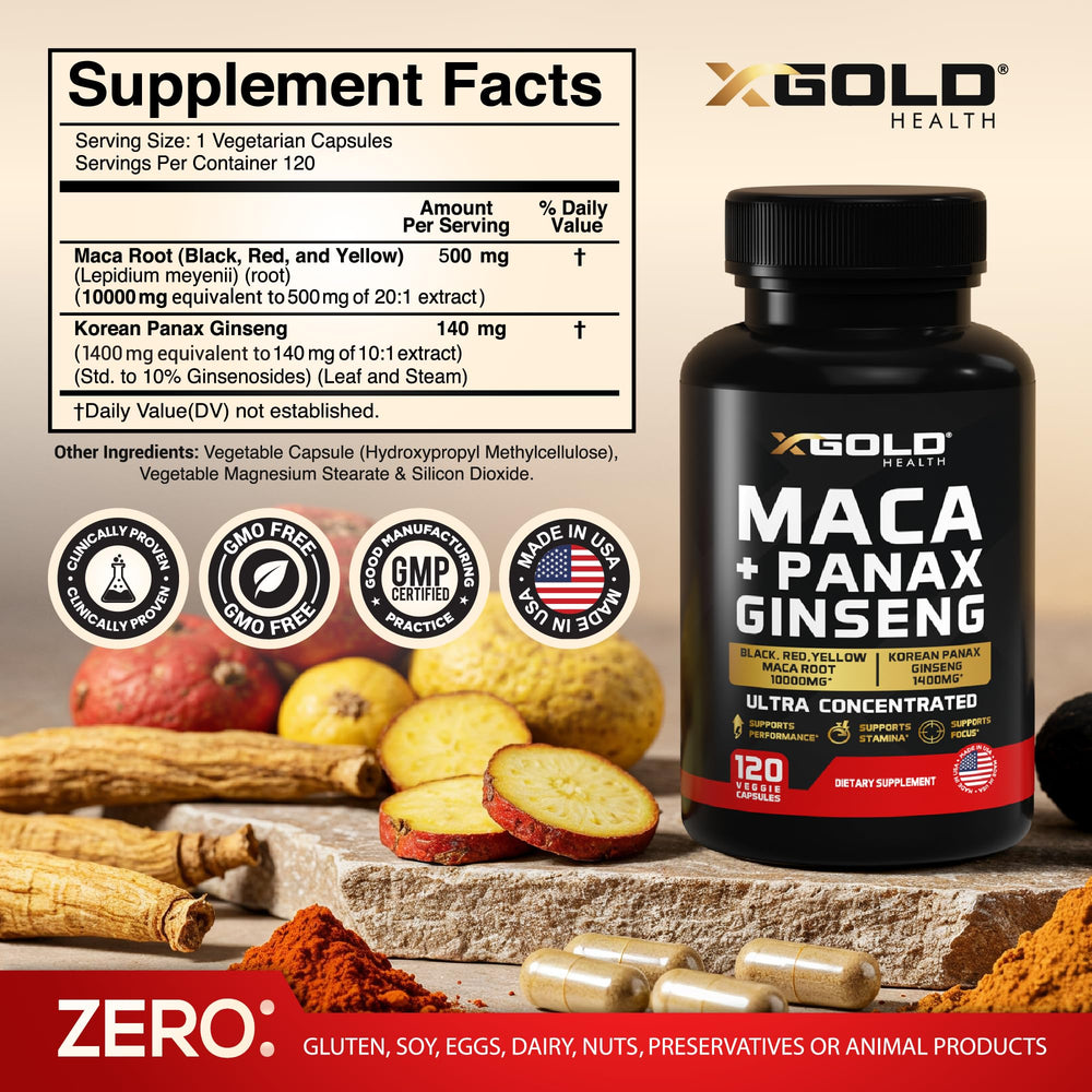 X Gold Health cápsulas en mano para dosificación conveniente