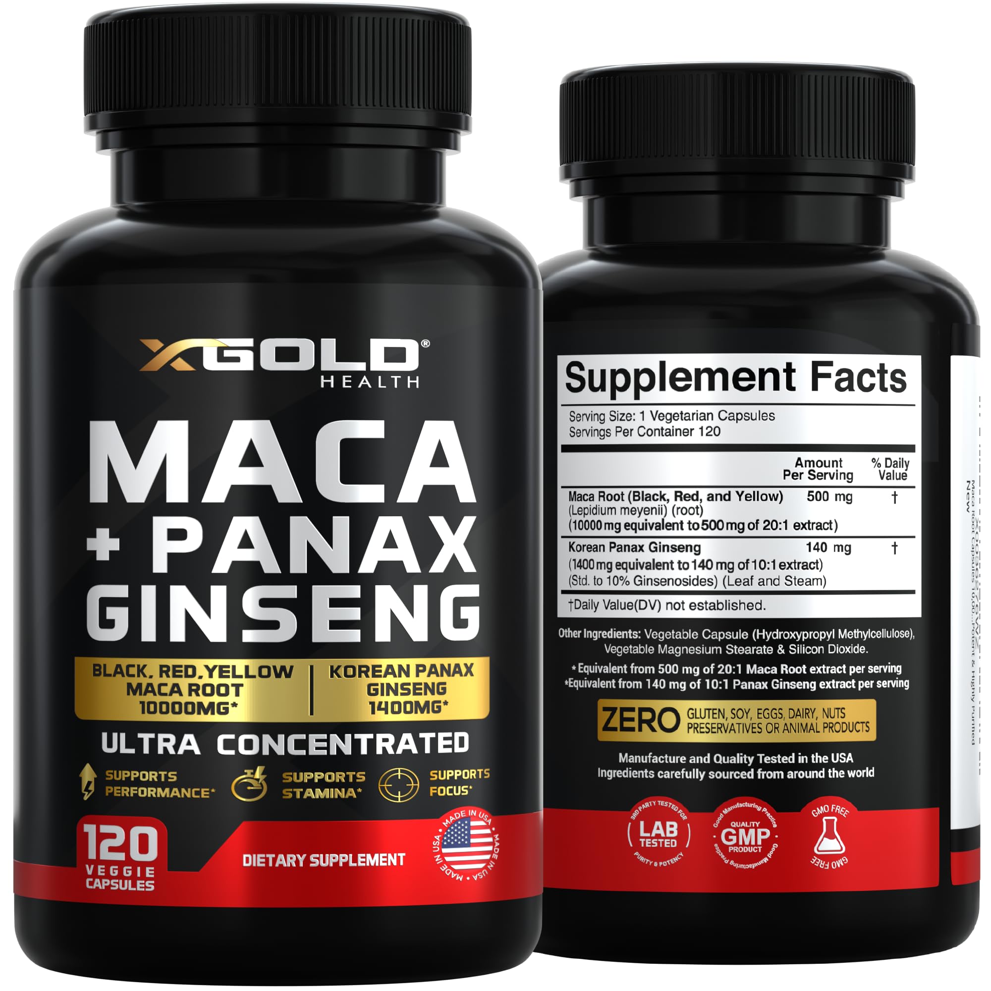 X Gold Health cápsulas en mesa con frutas simbolizando estilo saludable