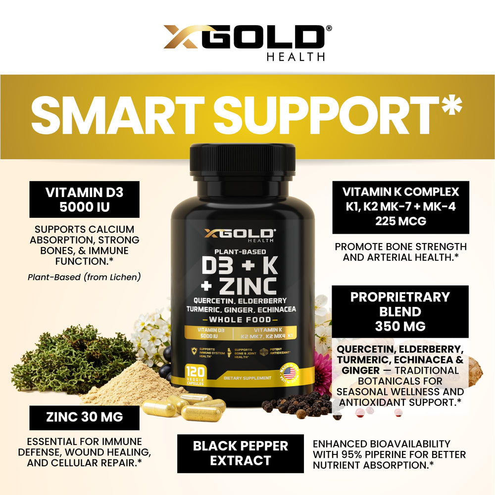 X Gold Health etiqueta con ingredientes y dosificación para confiabilidad