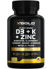 X Gold Health frontal del envase mostrando la etiqueta clara y beneficios