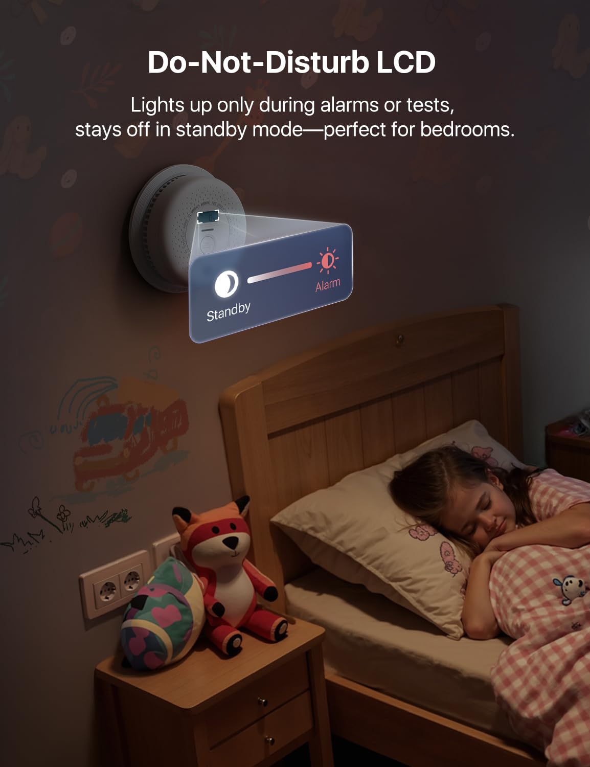 X-Sense SC01 in a hallway lifestyle scene offering two-in-one protection