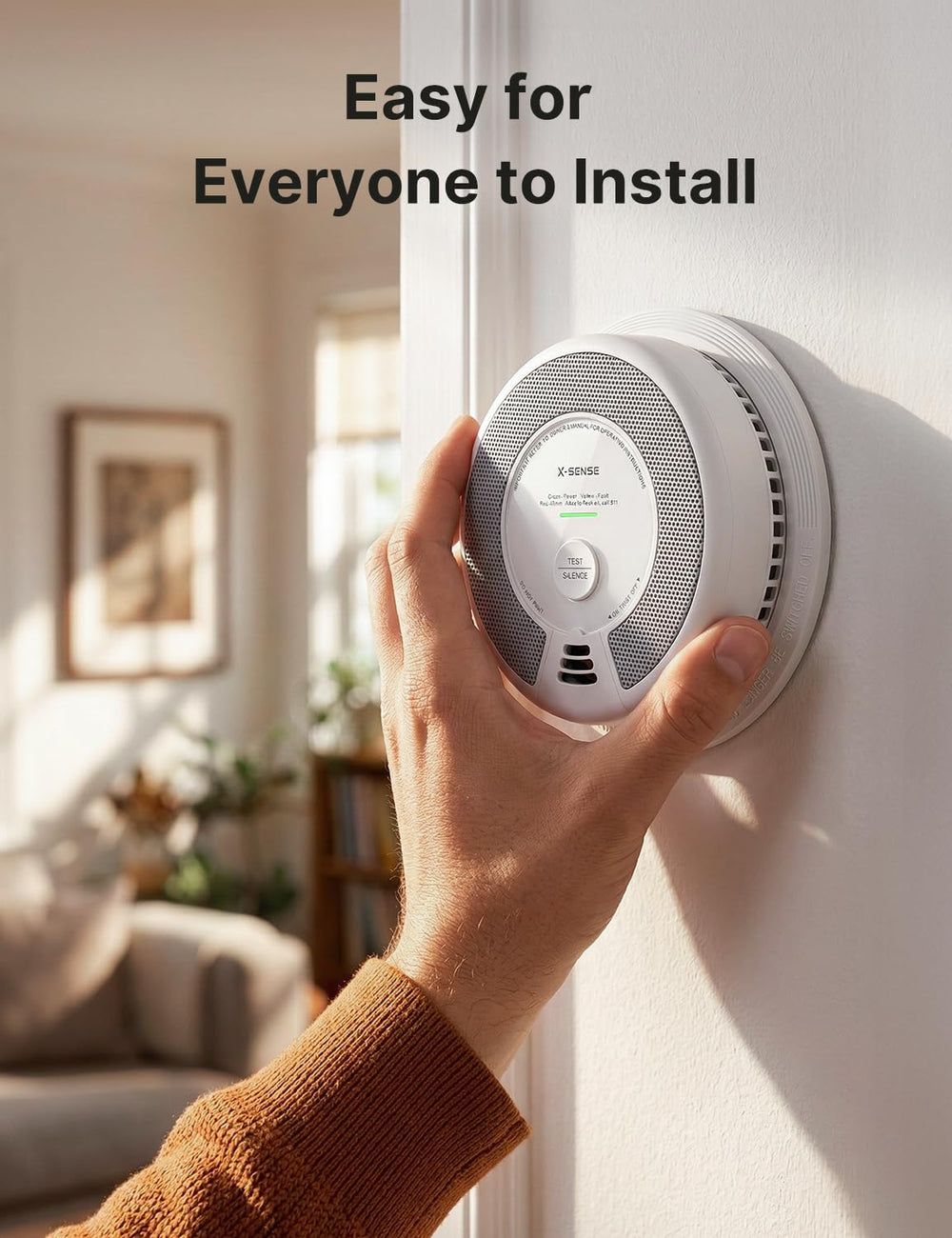 X-Sense SC06 embalaje y contenidos mostrando todo lo incluido para instalación