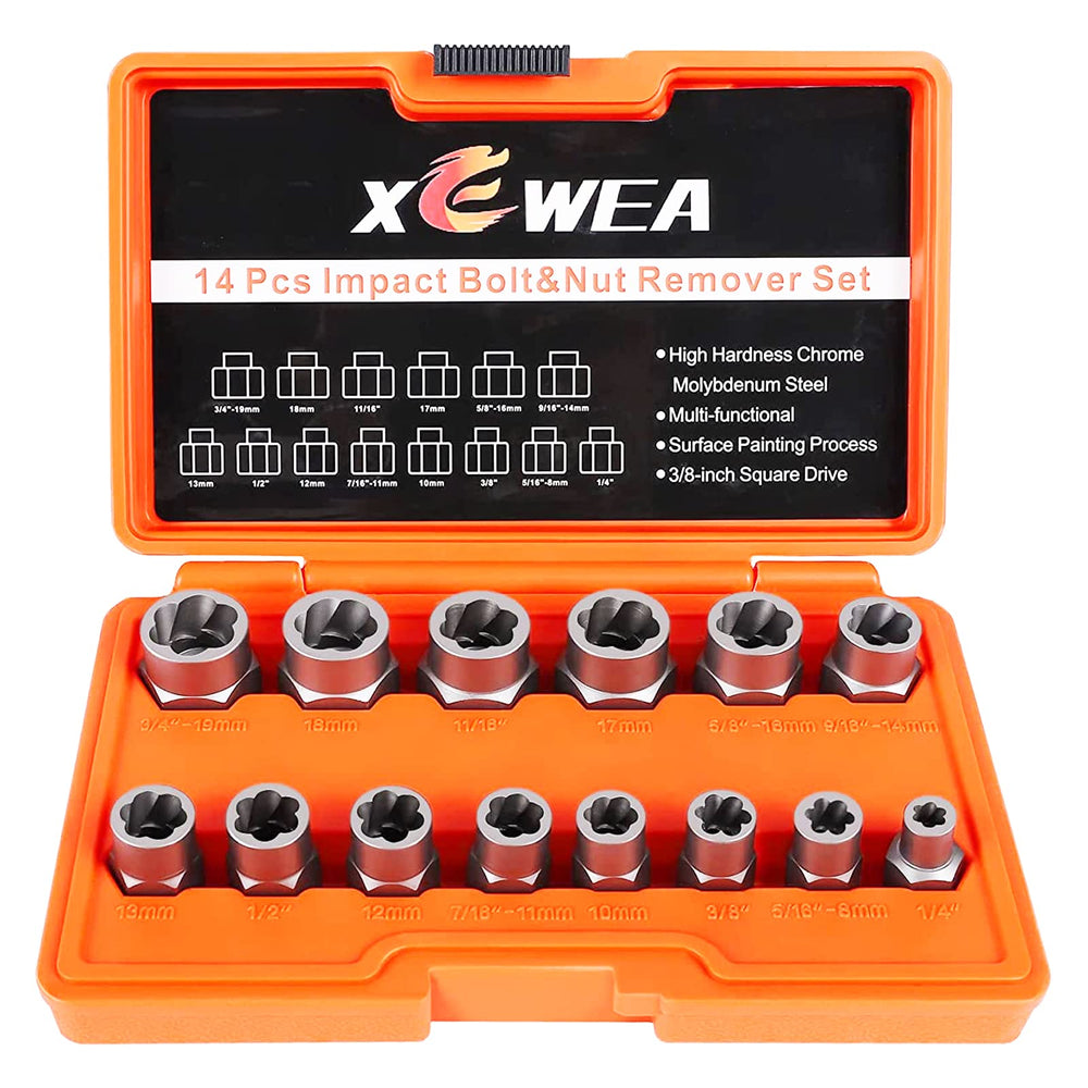 XEWEA estuche abierto con 14 extractores organizado y portátil