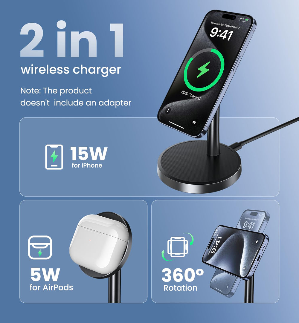 Xiauodo close-up of magnetic charging pad showing precise magnets and reliable charging