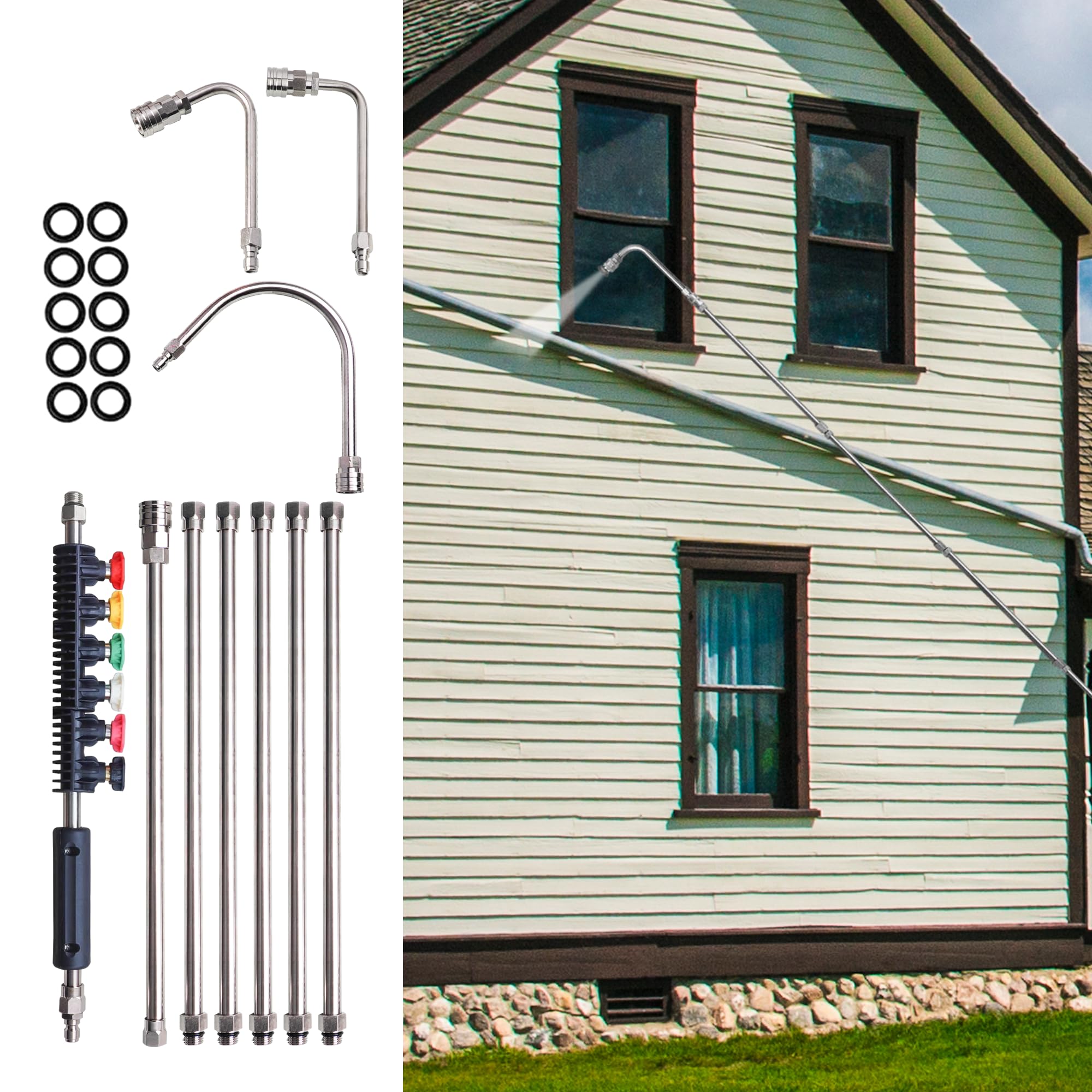 Xiny Tool stainless-steel connection detail showing durable material and corrosion resistance