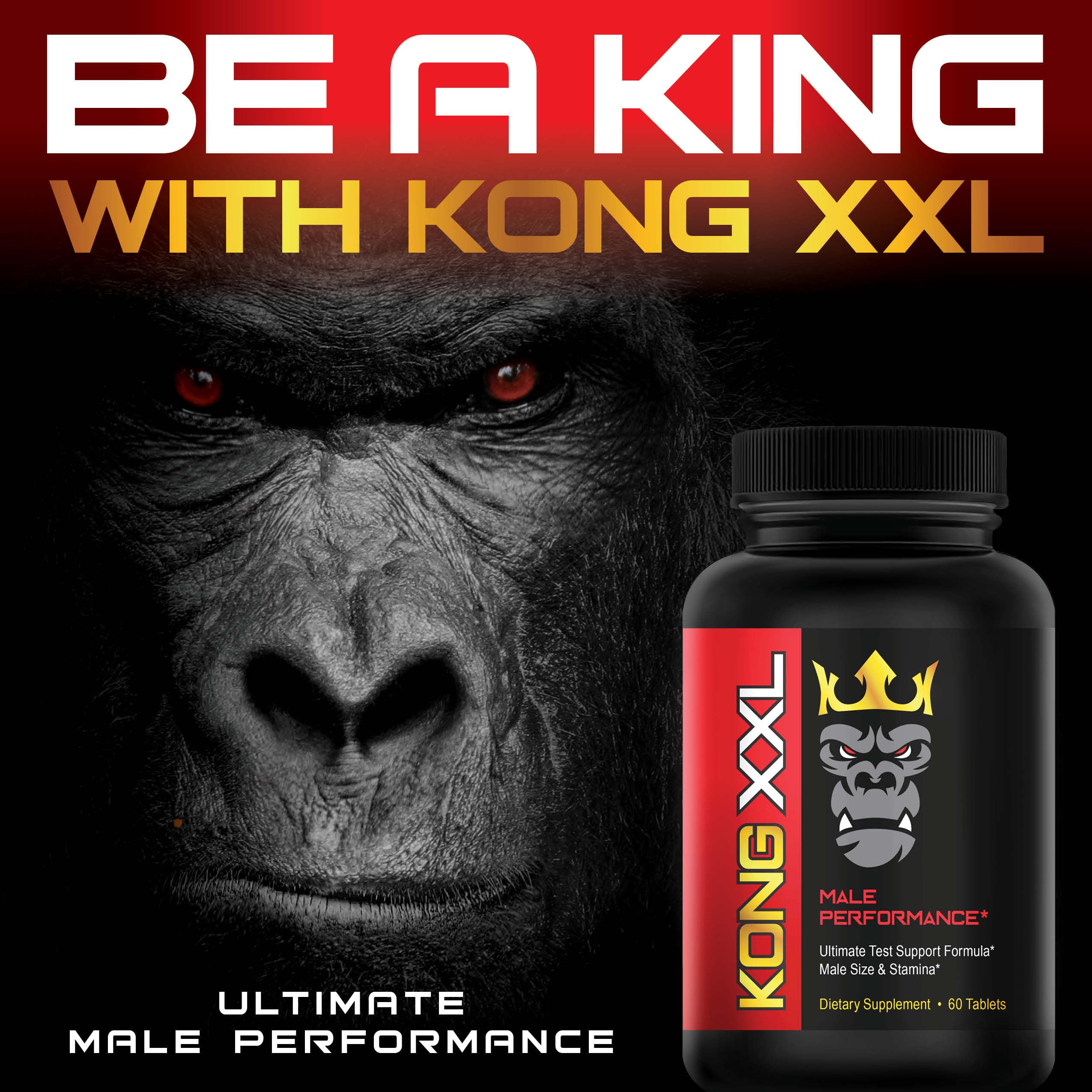 XL Science Kong XXL envase en ambiente lifestyle que sugiere energía y confianza