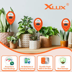 XLUX esfera grande con aguja para lectura clara de humedad inmediata
