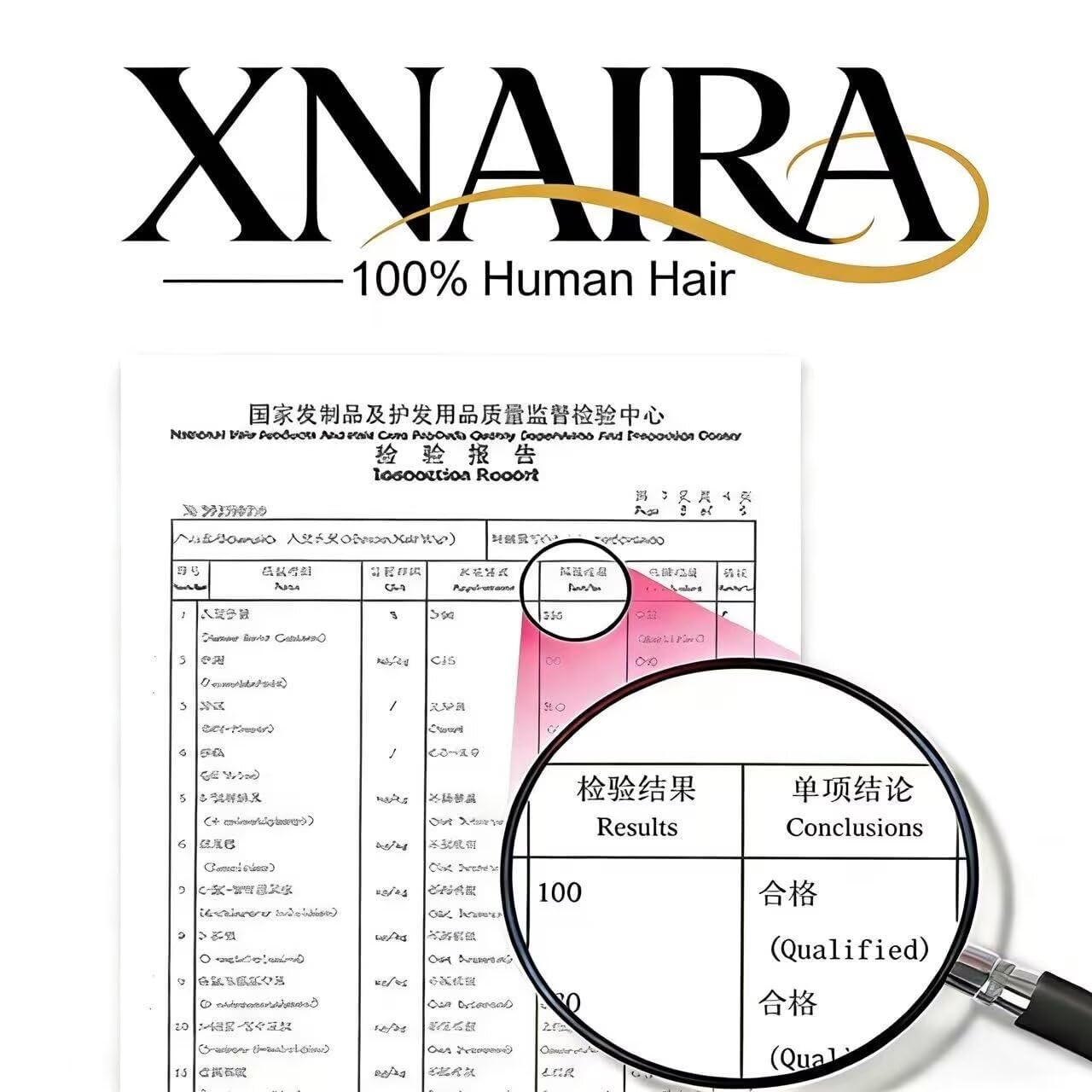 XNAIRA media peluca convertida en coleta alta, fácil y sin pegamento