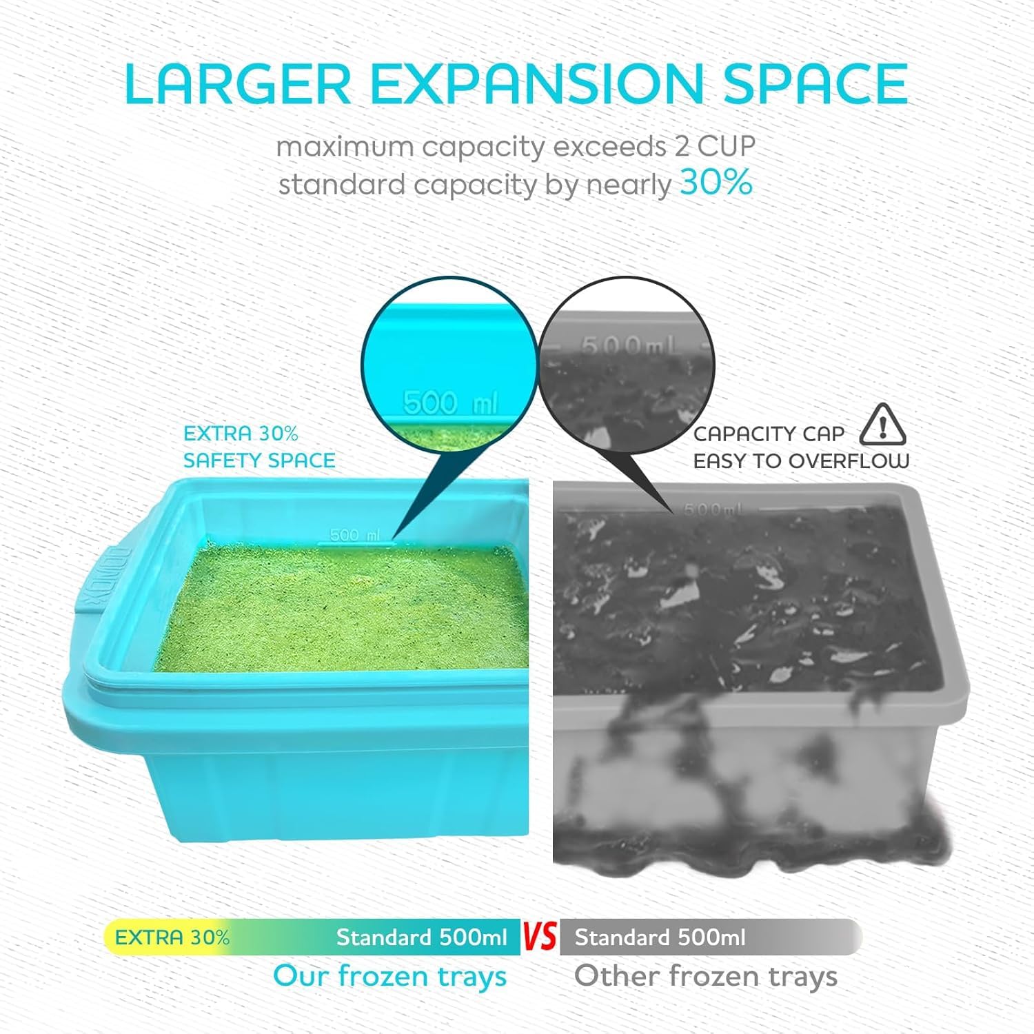 Xomoo primer plano de silicona segura y flexible al tacto