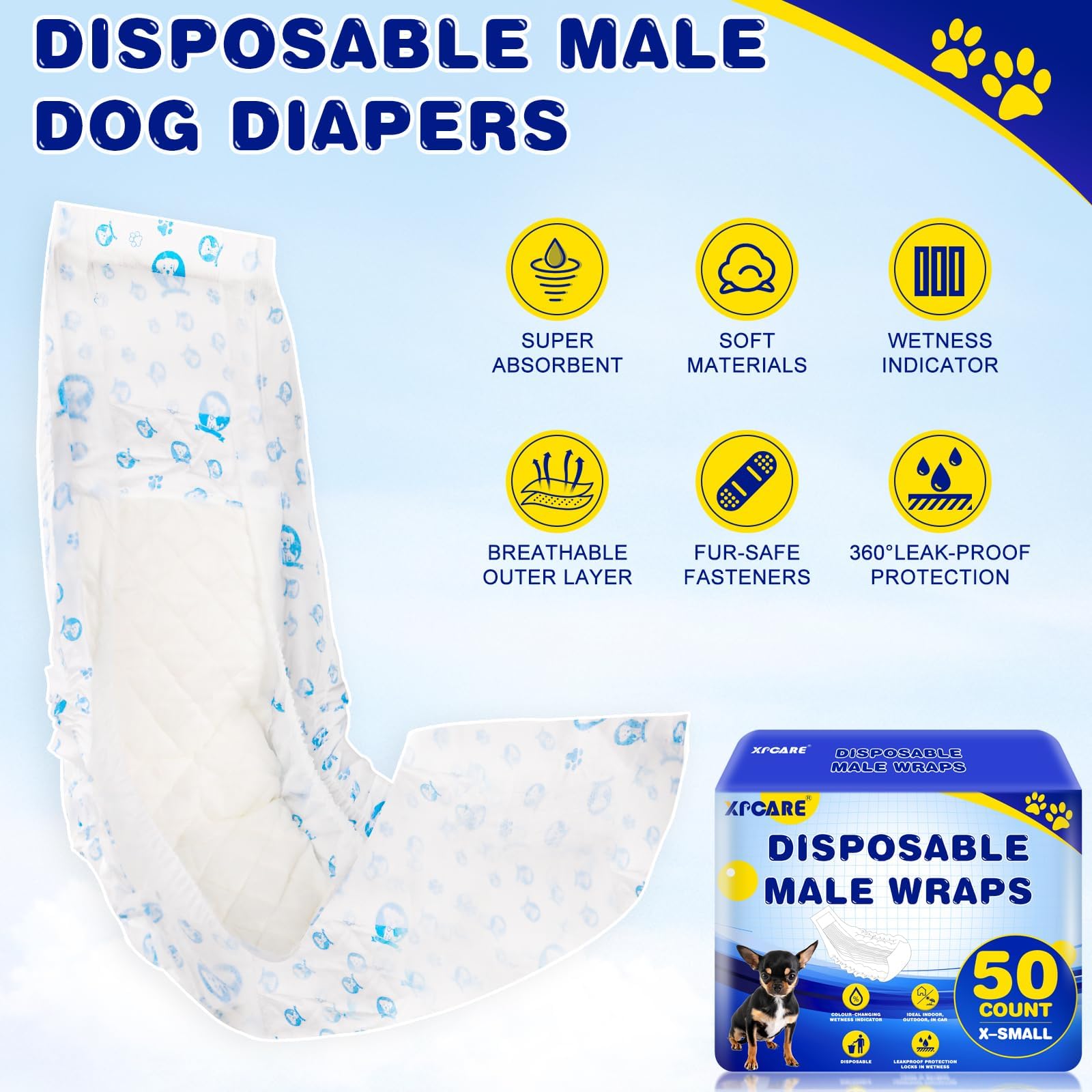 XPCARE comparación de talla con cinta métrica para elegir bien