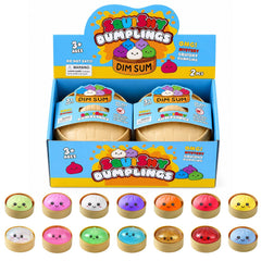XQOQO front packaging showing two mystery bun squishies and brand clarity