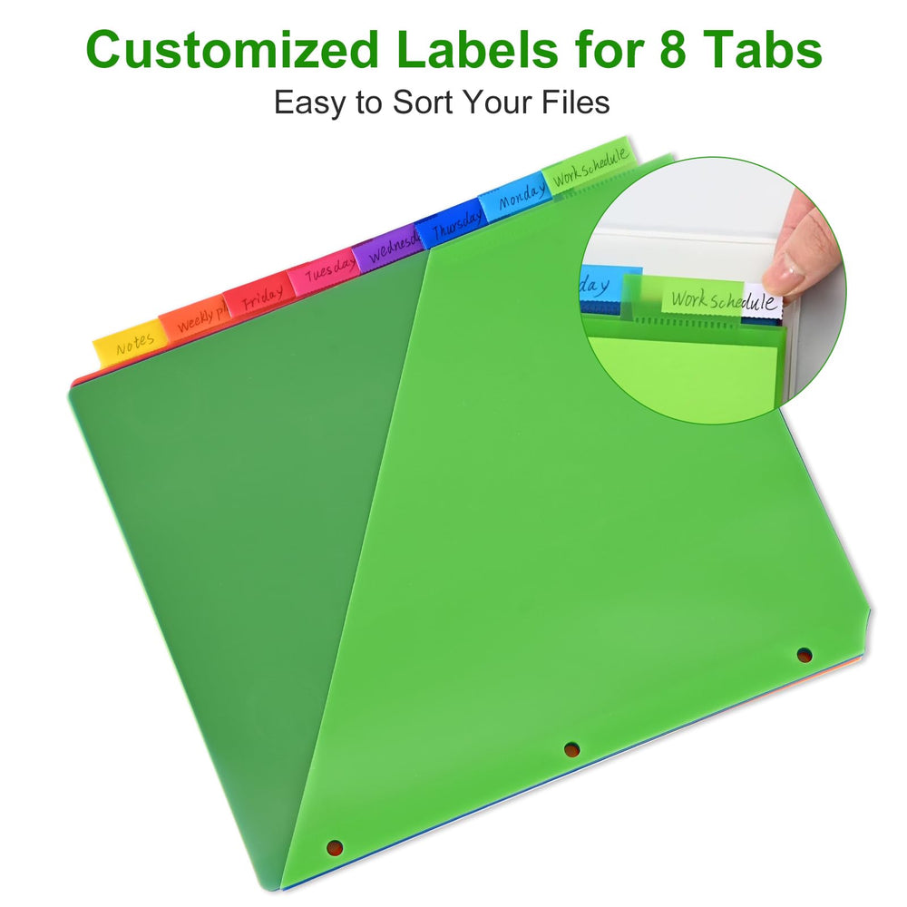XRUNMIX pocket detail holding receipts and notes for secure loose-paper organization