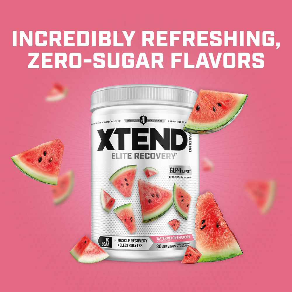 Xtend etiqueta con ingredientes y certificaciones mostrando confianza y calidad