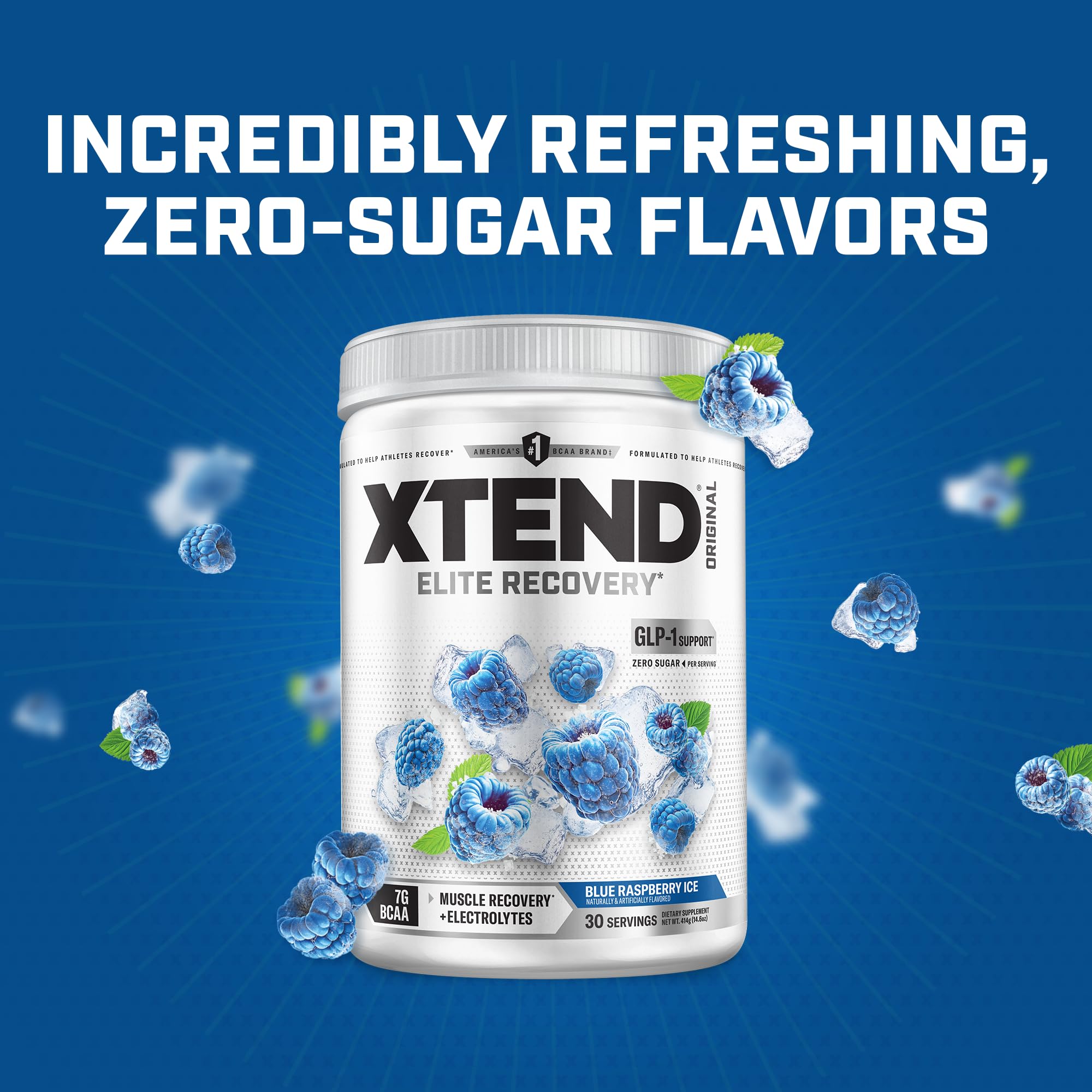 Xtend etiqueta con lista de ingredientes y certificaciones para seguridad