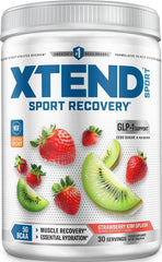 Xtend envase frontal Strawberry Kiwi mostrando etiqueta y beneficios