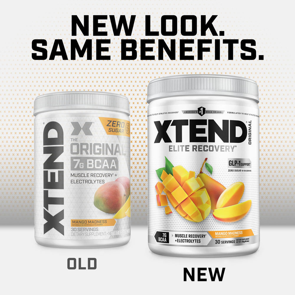 Xtend vaso mezclado en uso para hidratación durante entrenamiento