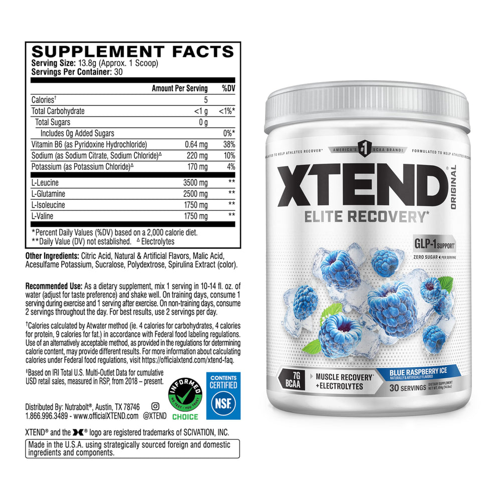 Xtend textura del polvo en primer plano con mezcla rápida y disolución fácil
