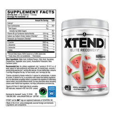 Xtend polvo textura en cuchara resaltando mezcla fina y disolución rápida