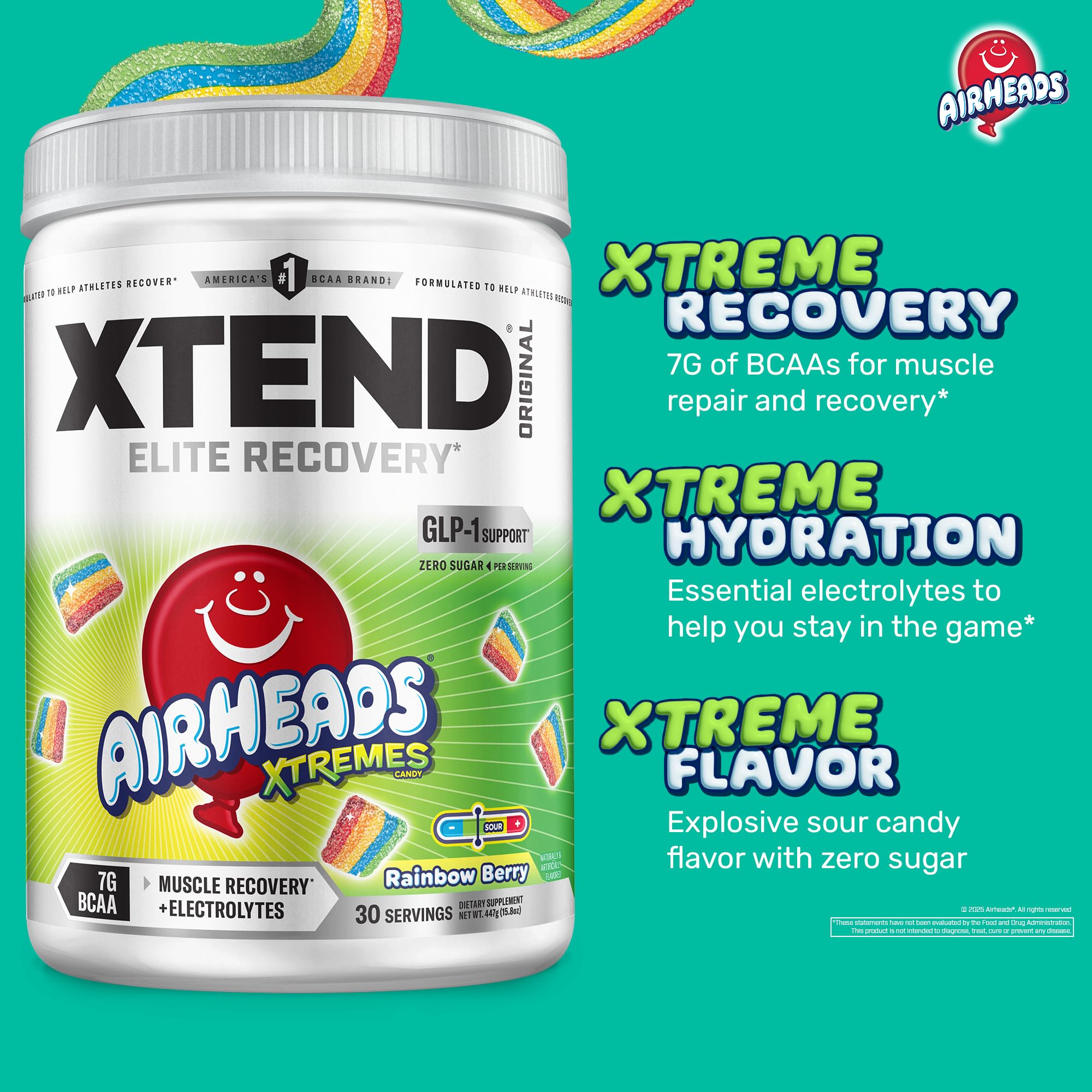 Xtend bebida preparada en vaso durante entrenamiento para hidratación y recuperación