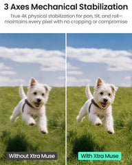 Xtra Edge Xtra Muse vertical screen mode showing easy portrait framing for socials
