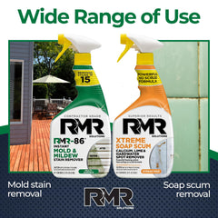 RMR Brands xtreme soap scum envase con boquilla de espuma que facilita limpieza