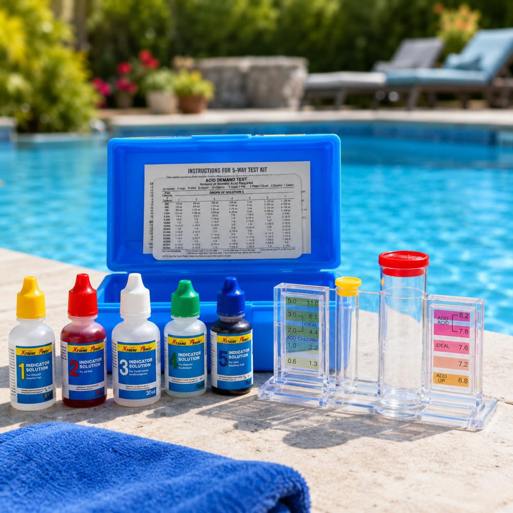 XtremepowerUS bloque de prueba transparente con chips de color integrados para lecturas precisas