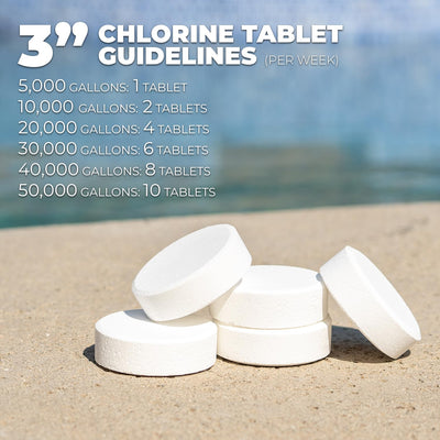 XtremepowerUS label and ingredients closeup showing stabilized trichlor clarity benefit