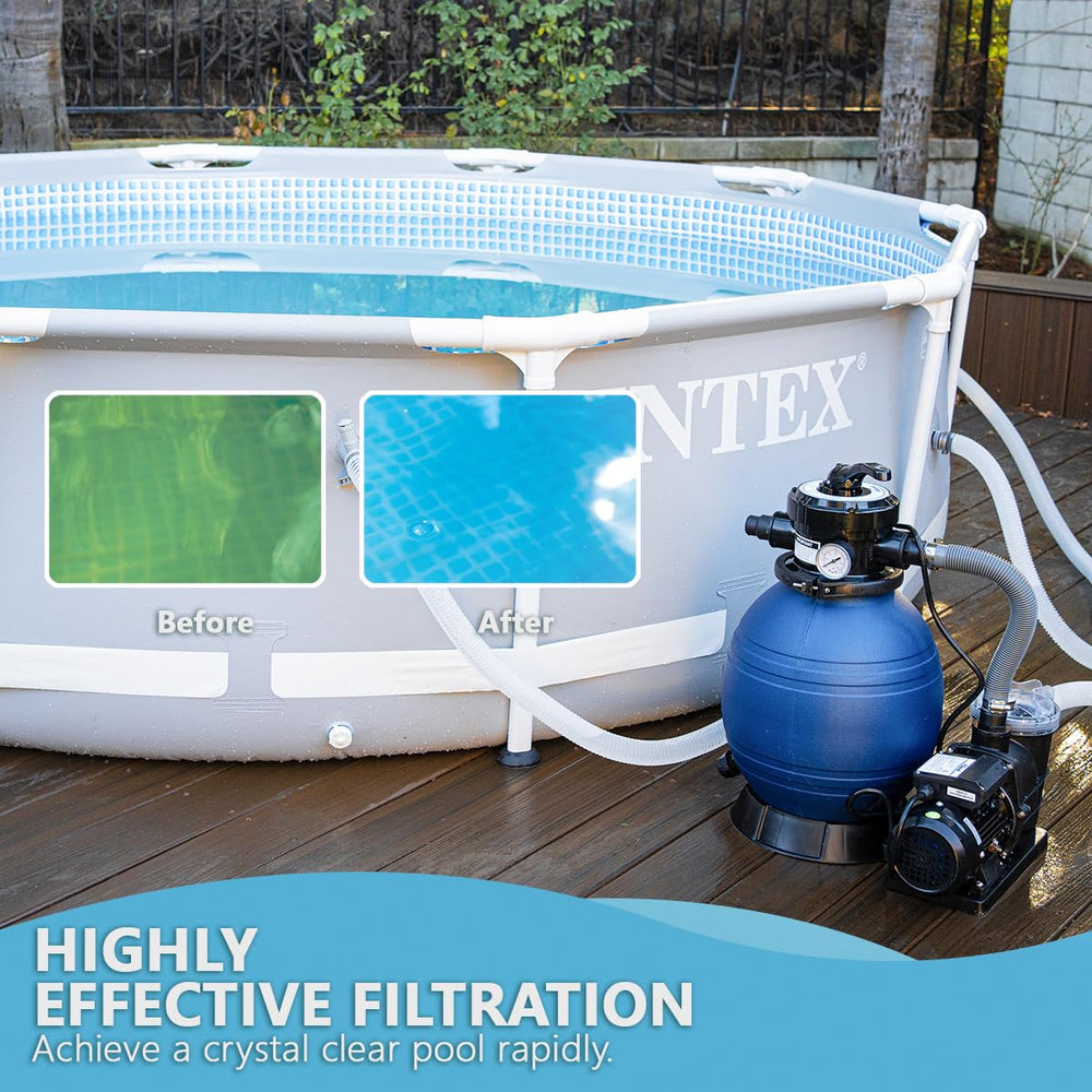 XtremepowerUS sand tank surface showing UV-resistant construction benefit