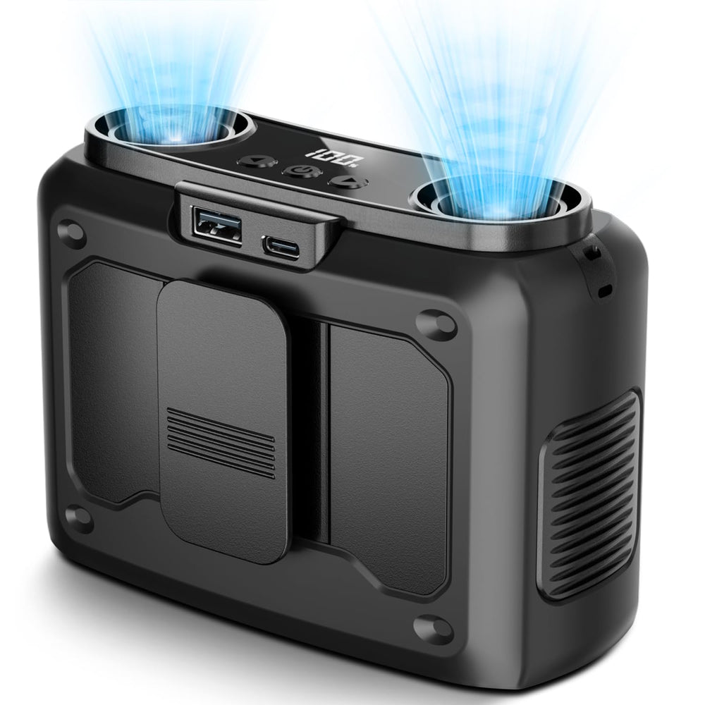 XZK frontal del ventilador de cintura mostrando diseño compacto y potencia de enfriamiento