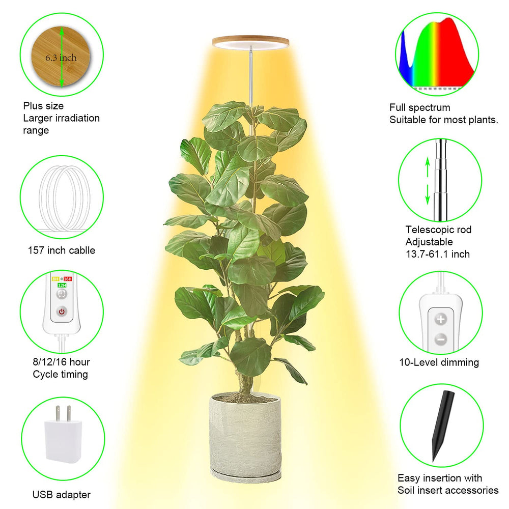 yadoker ajuste de altura telescópico para plantas altas y seguras
