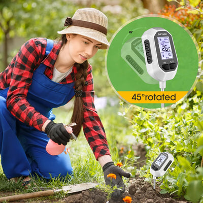 YAMRON next to a hand for scale showing compact portable design