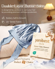 YANIBEST textura satinada de doble capa que protege el cabello