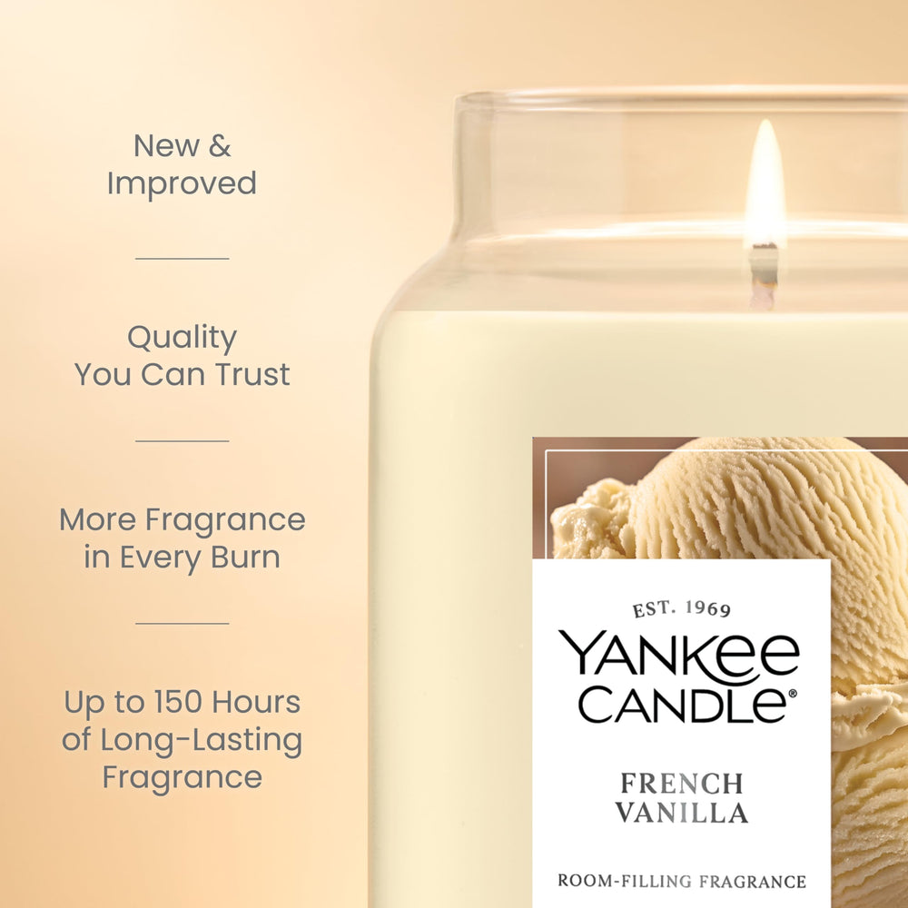 Yankee Candle detalle de mecha natural que mejora la llama
