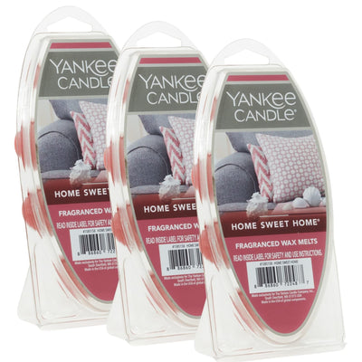 Yankee Candle packaging frontal mostrando pack de 18 pastillas, ideal ambientar espacios