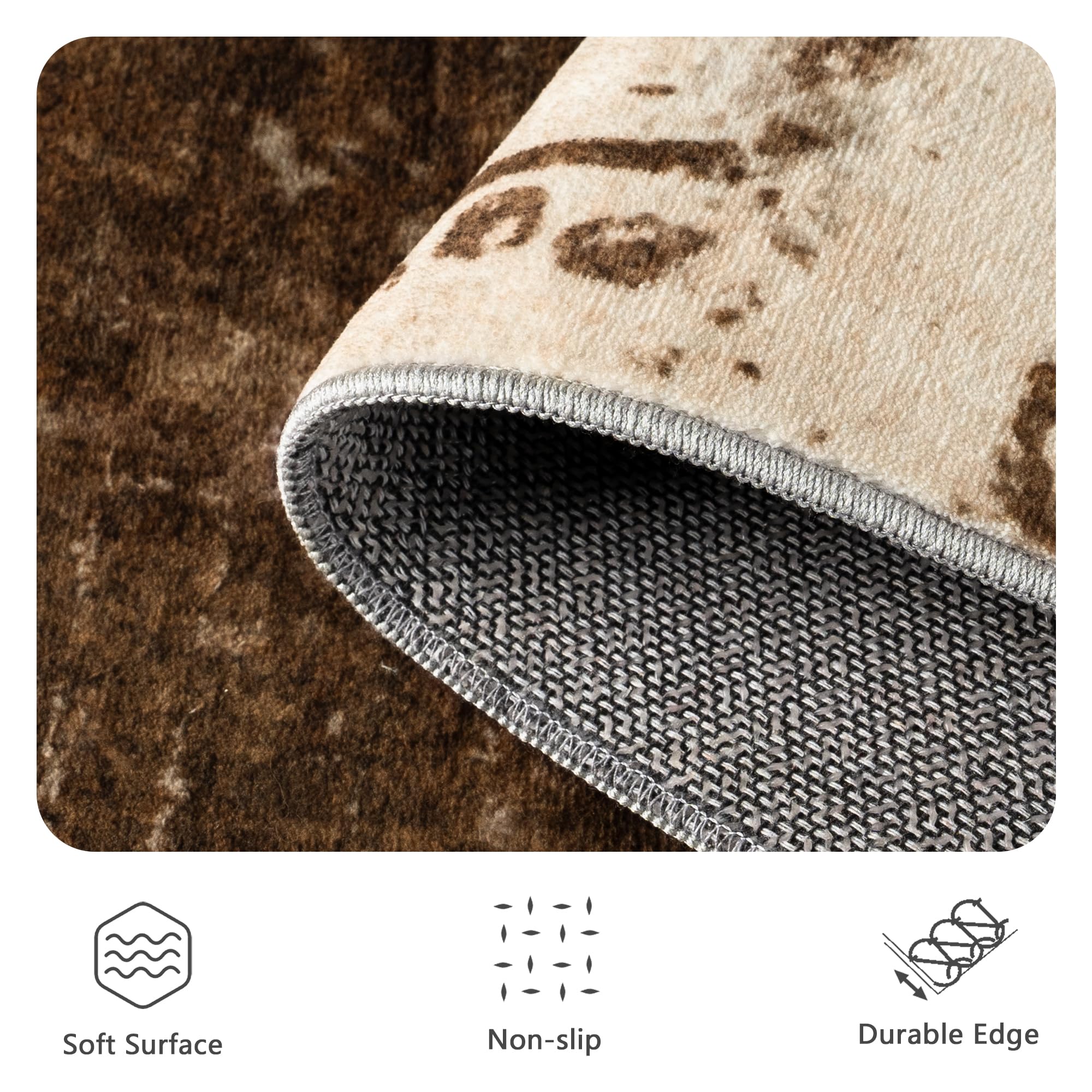 Yarooge rug in living room styled setting adding warmth and modern flair