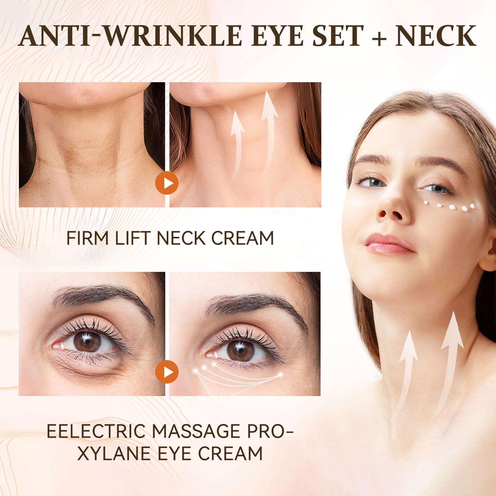 Ycz aplicación en contorno de ojos hombre reduciendo hinchazón