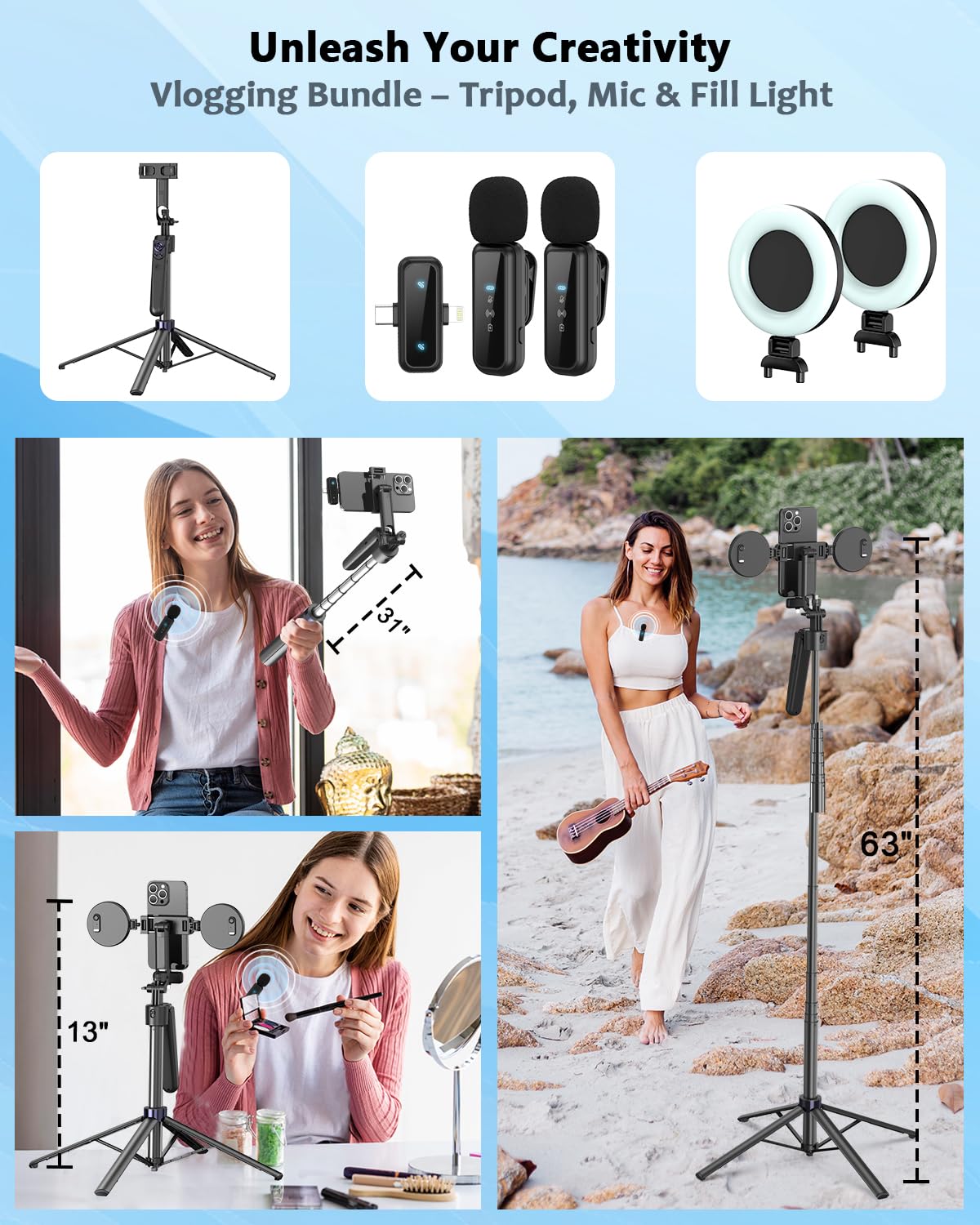 Yeaki lifestyle outdoor vlogging setup showing stable tracking on location