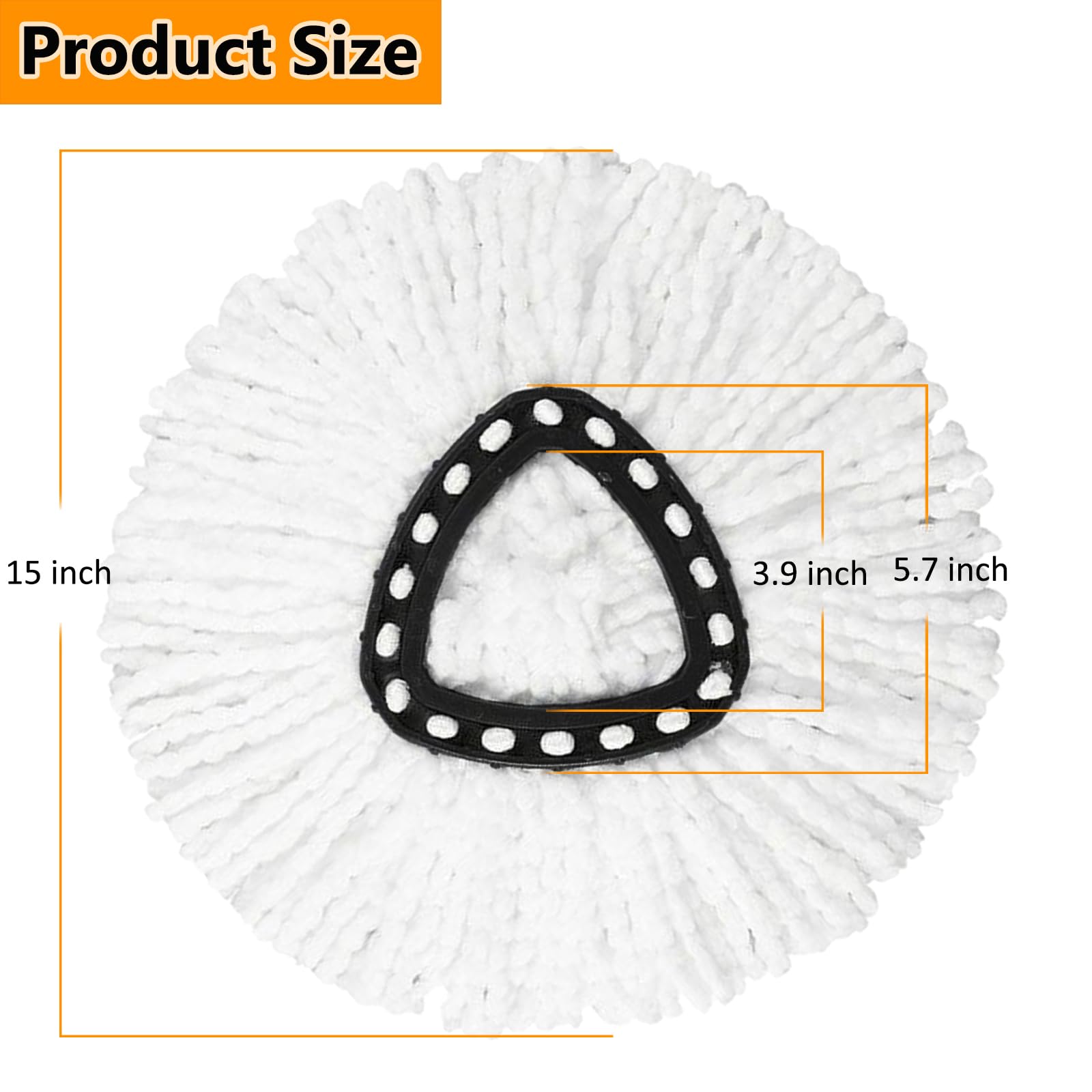 YEAZHEN detalle de microfibra en espiral con alta absorción y agarre