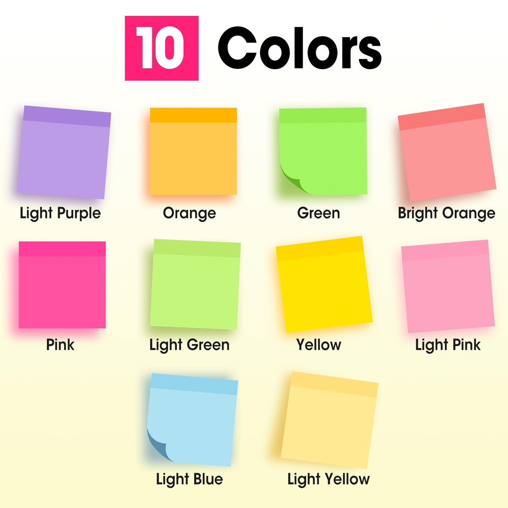 YesBes paleta de diez colores vibrantes para codificación visual rápida