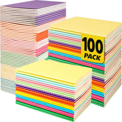YesBes vista frontal del paquete de 100 libretas, opción económica y portátil