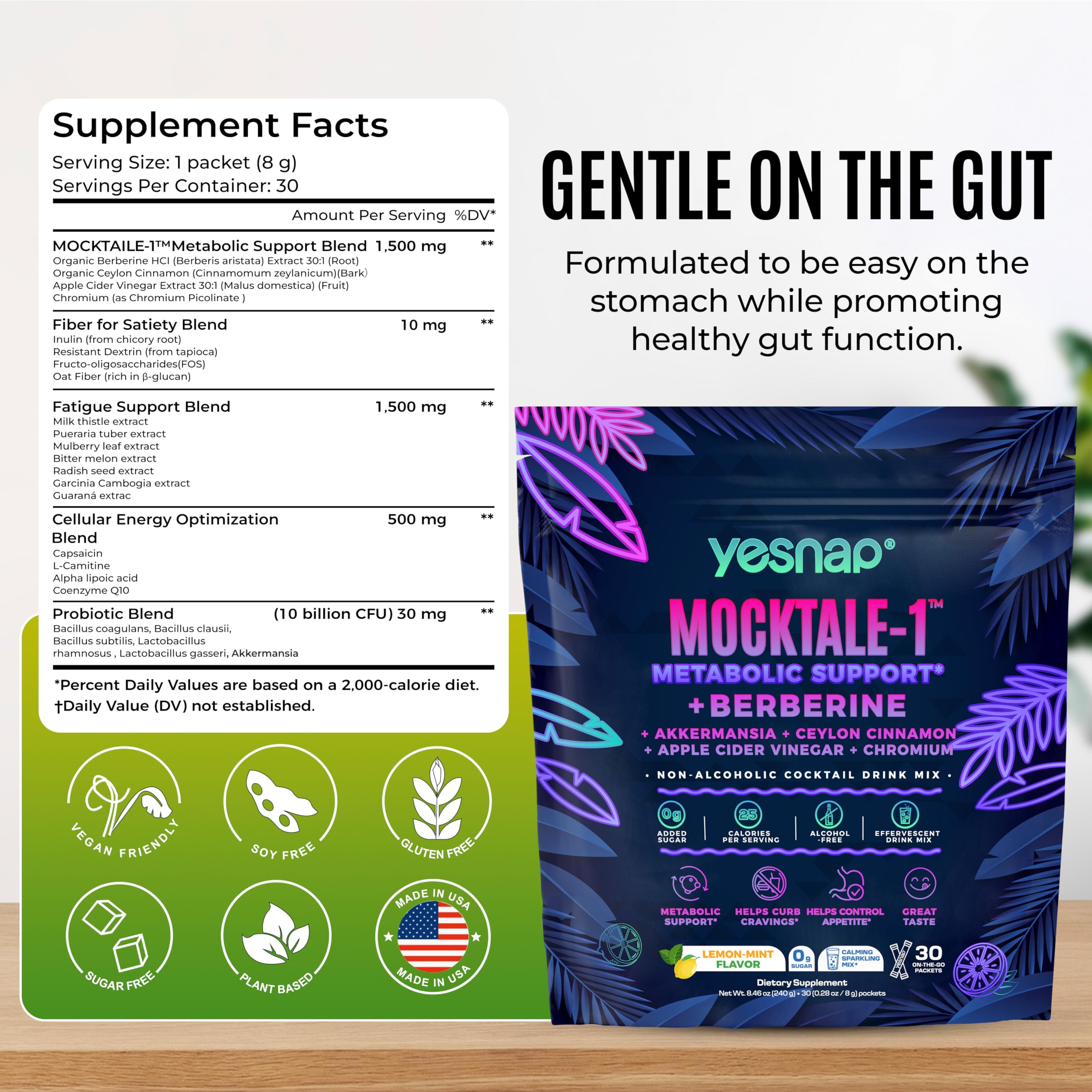 Yesnap etiqueta nutricional legible para revisar ingredientes