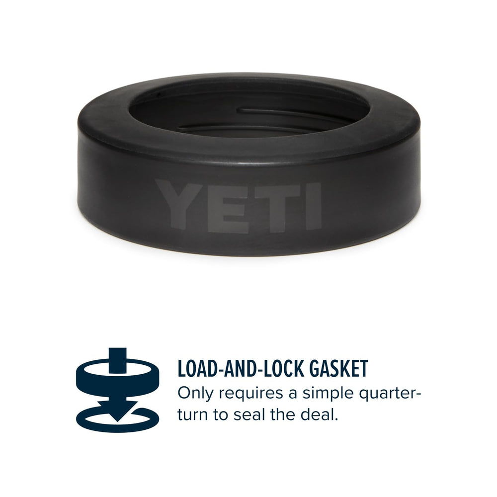 YETI Colster comparación con mano para ver tamaño y portabilidad