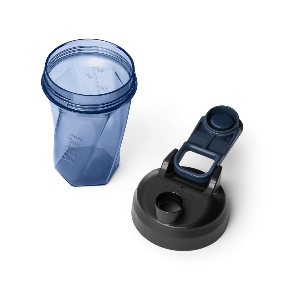 YETI Helimix next to standard bottle showing compact 20oz size