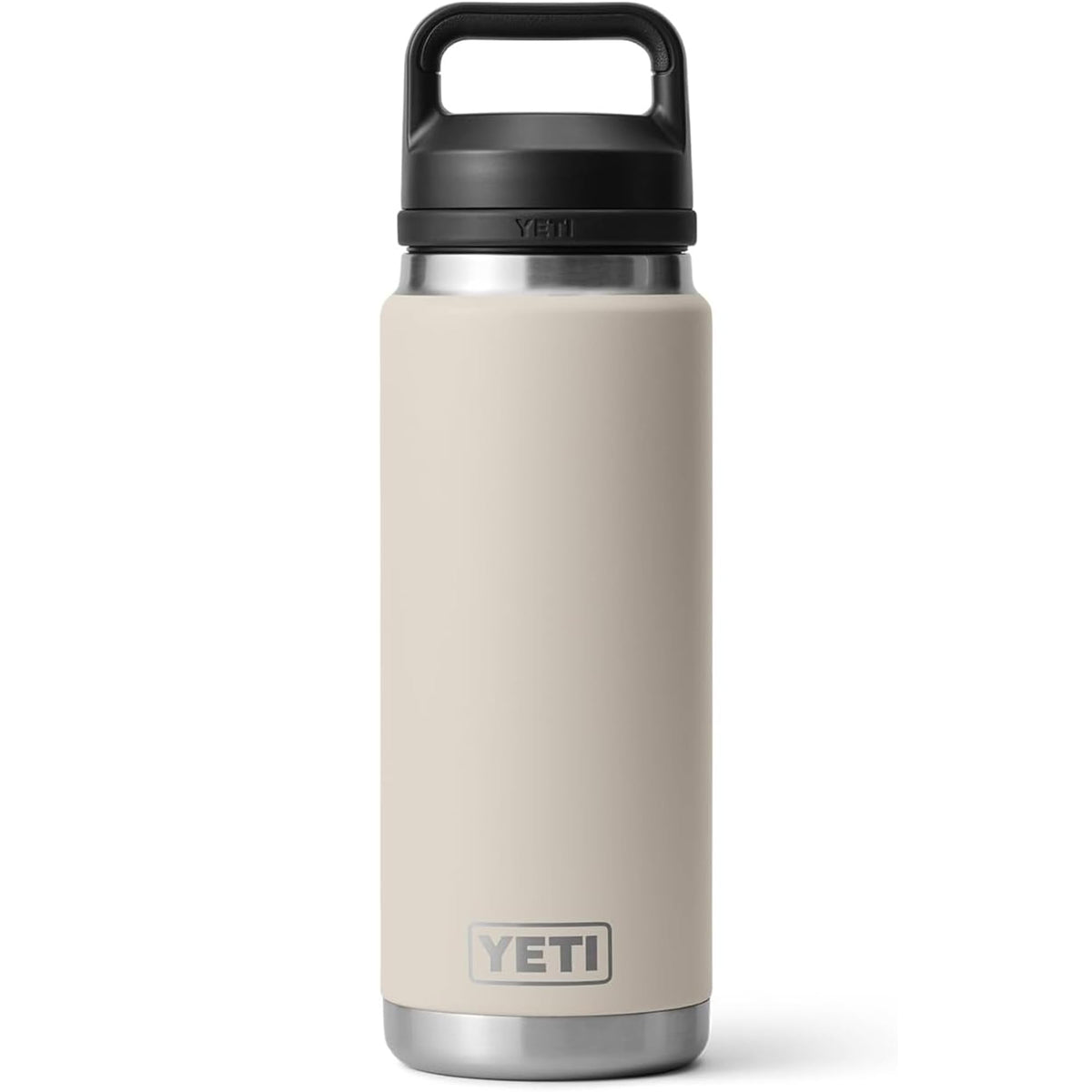 YETI Rambler frente Cape Taupe mostrando diseño duradero